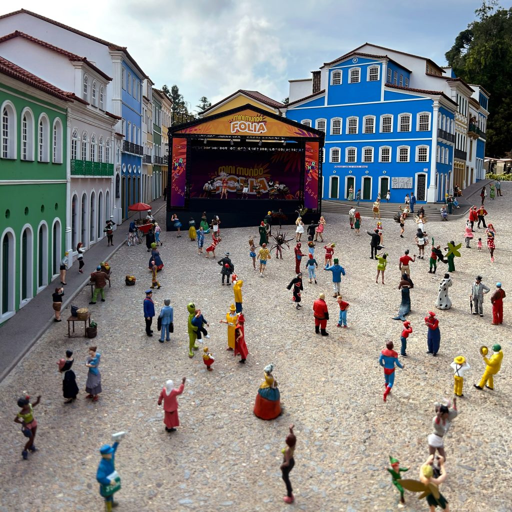 O Pelourinho recebeu atrações no Carnaval do Mini Mundo