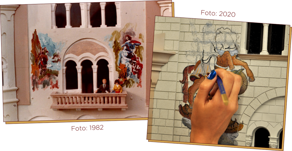 Pinturas e detalhes do Castelo